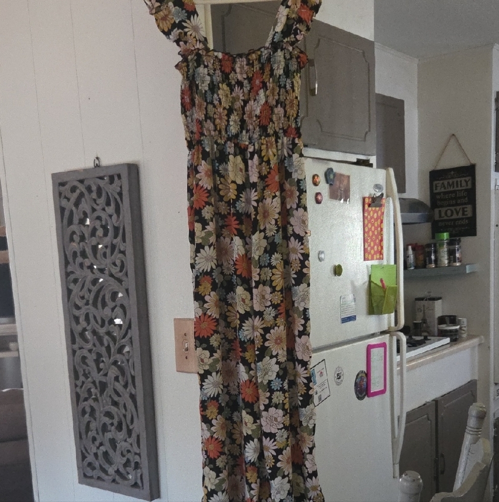 Inspired Hearts Multicolor Floral Maxi Dress